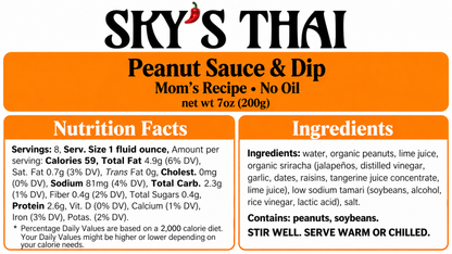 Sky’s Thai Dip Bundle