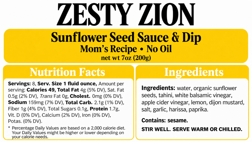 Ingredients and Nutrition Facts