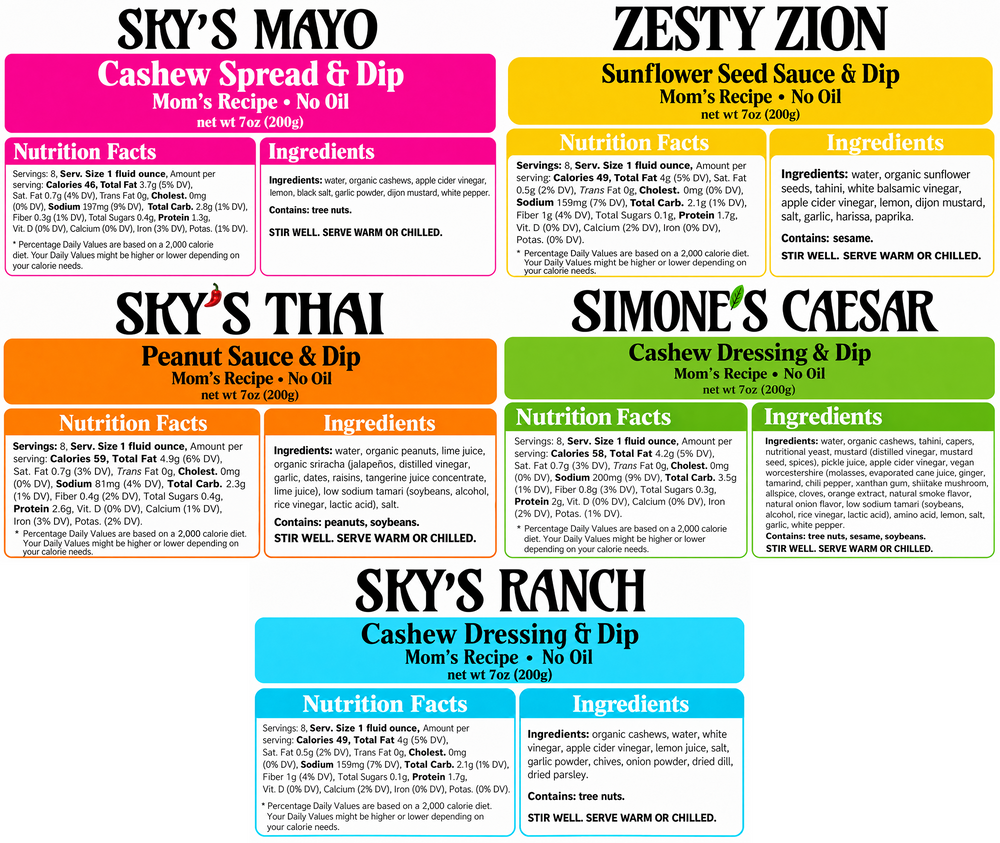 Ingredients and Nutrition Facts